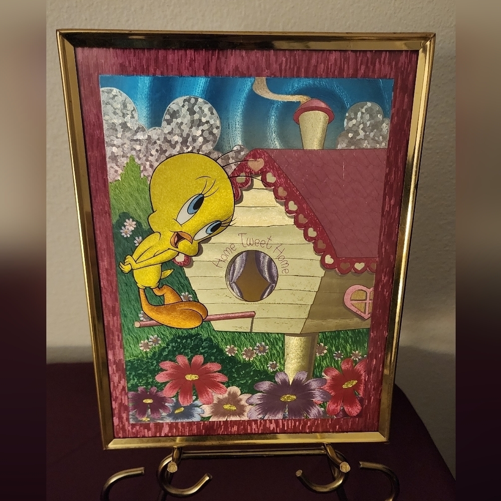 Loony Toons Tweety Bird Vintage Magic Effects Foiled Print Warner Bros 8x10